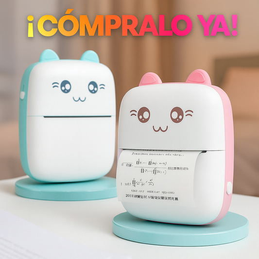 Tu Mini Impresora Térmica Portátil + Rollo de papel