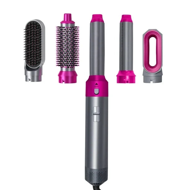 Cepillo Eléctrico Multifuncional 5 en 1 ¡Para un Look Perfecto!