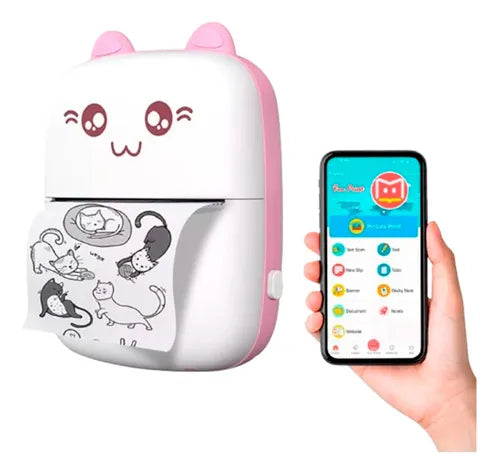 Tu Mini Impresora Térmica Portátil + Rollo de papel