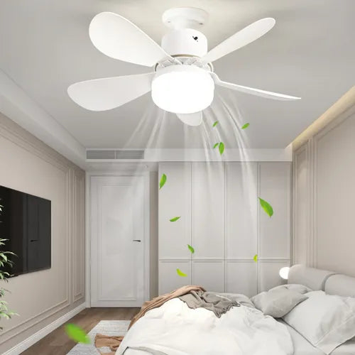 Lámpara Abanico LED 2 en 1 con Control Remoto